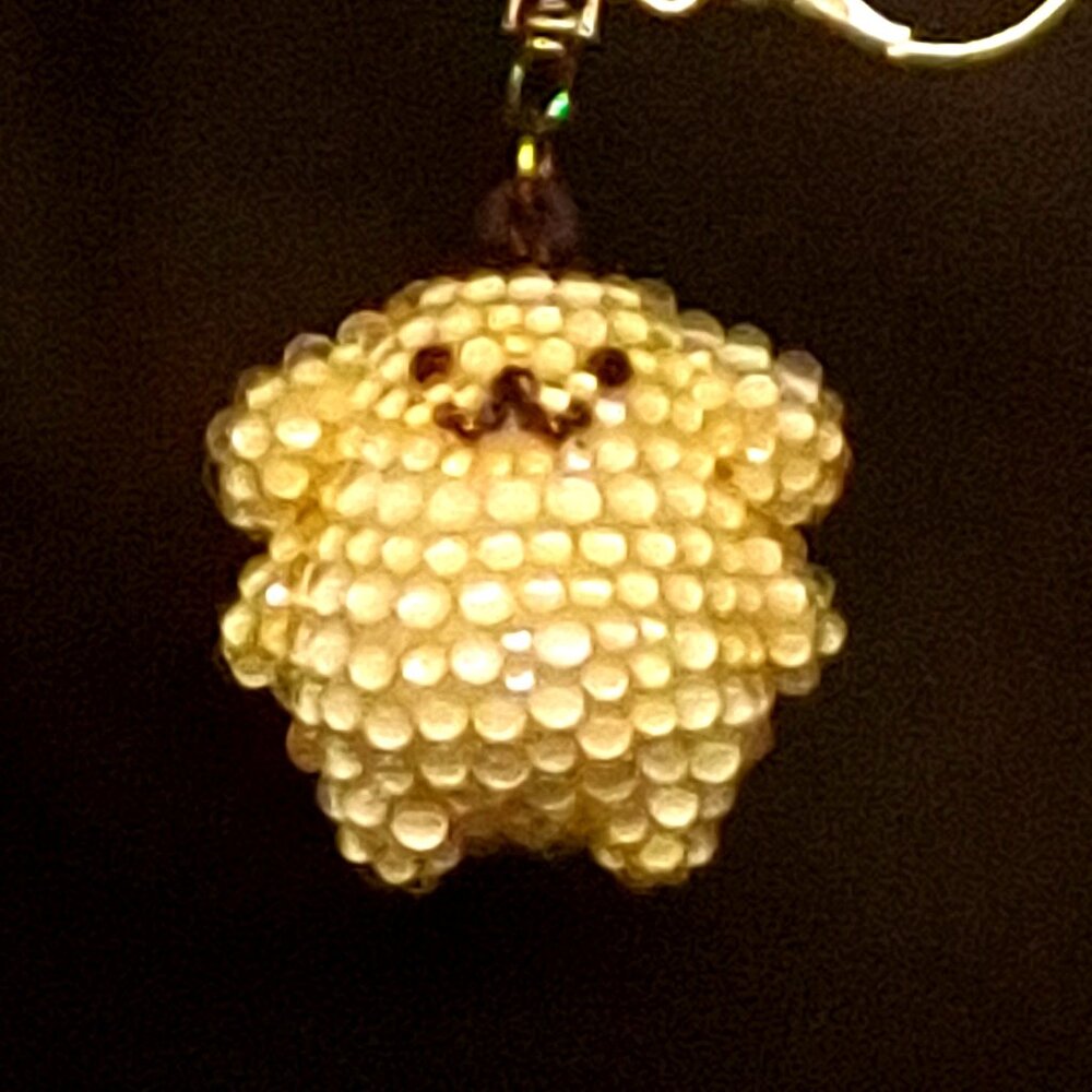 Pompompurin Bling Keychain/Charm, Bedazzled Hello Kitty and Friends, Unique Gift